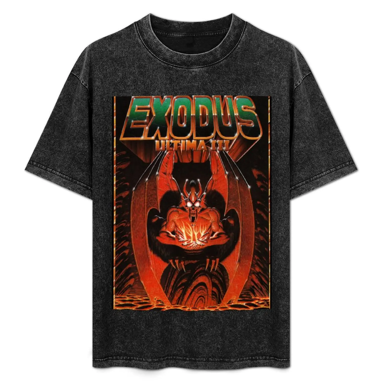 

Classic Game Covers - Ultima III Exodus T-Shirt Festival Short Sleeve T-Shirt