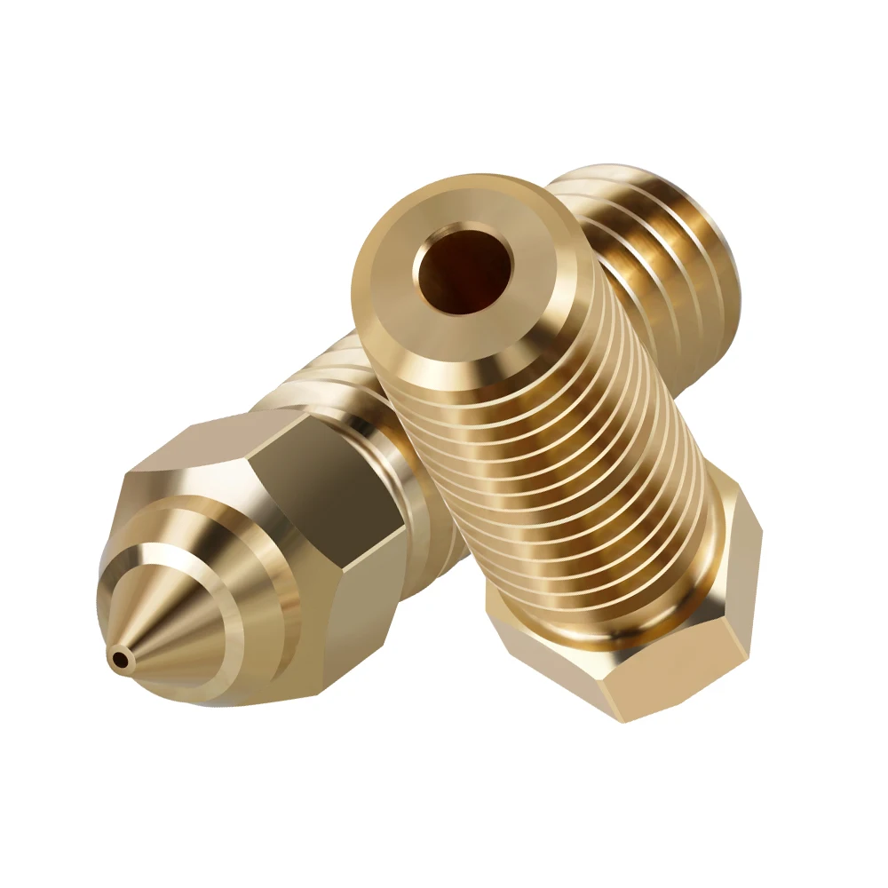 For Ender 3 V3 KE Nozzle Brass Plated Copper Hardened Steel High Speed 3D Printer Nozzles For Creality K1 / K1 Max / CR-M4