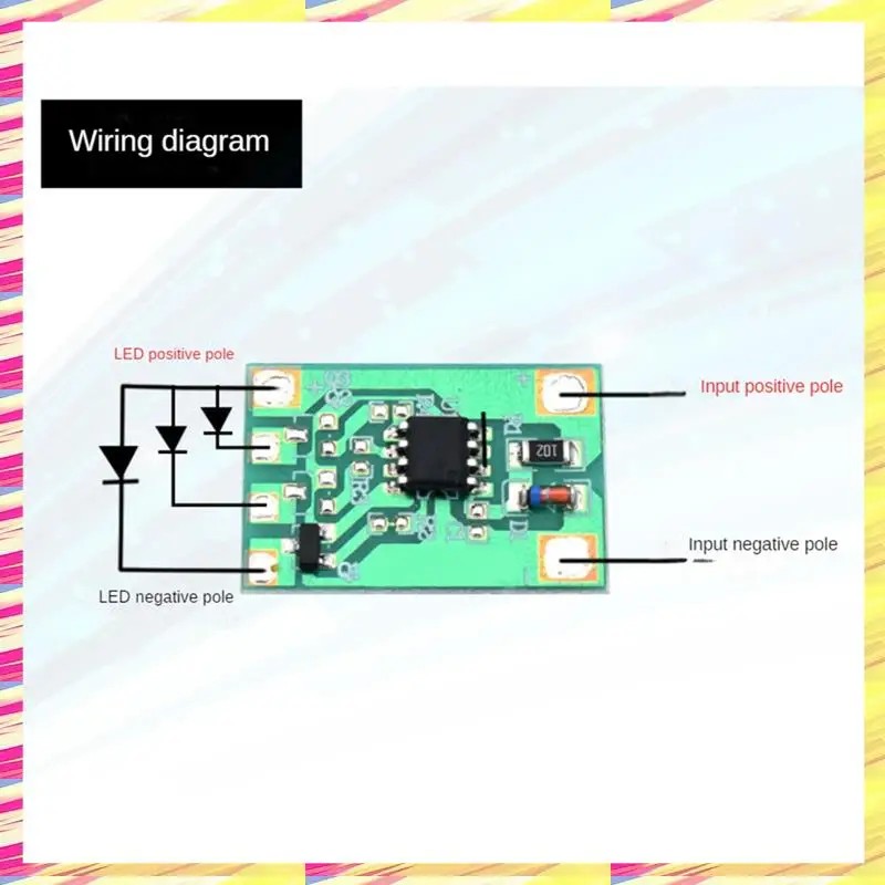 ABJJ 5Pcs Gradient Light Controller Automatic Dimmer Breathing Light Driver Module DC 3-12V With Slow Flashing Chip IC Easy Inst