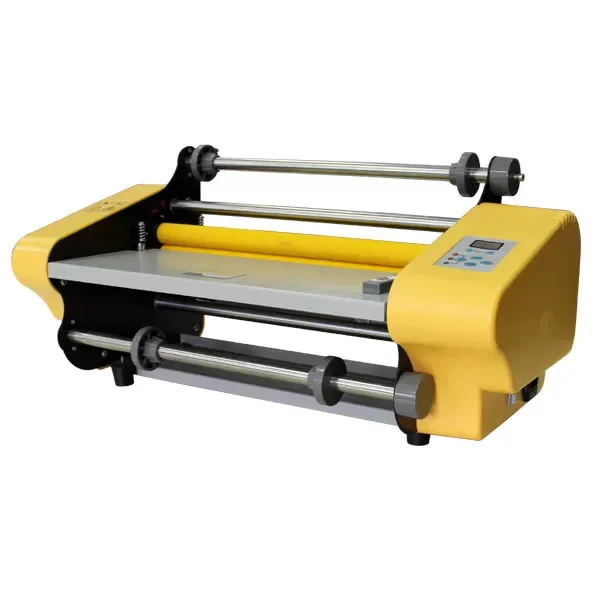 WD-FM358 Official Desktop 350mm/13.77inch Width Hot Roll Laminator Paper Processing Machinery for Cold Hot Laminating Machine
