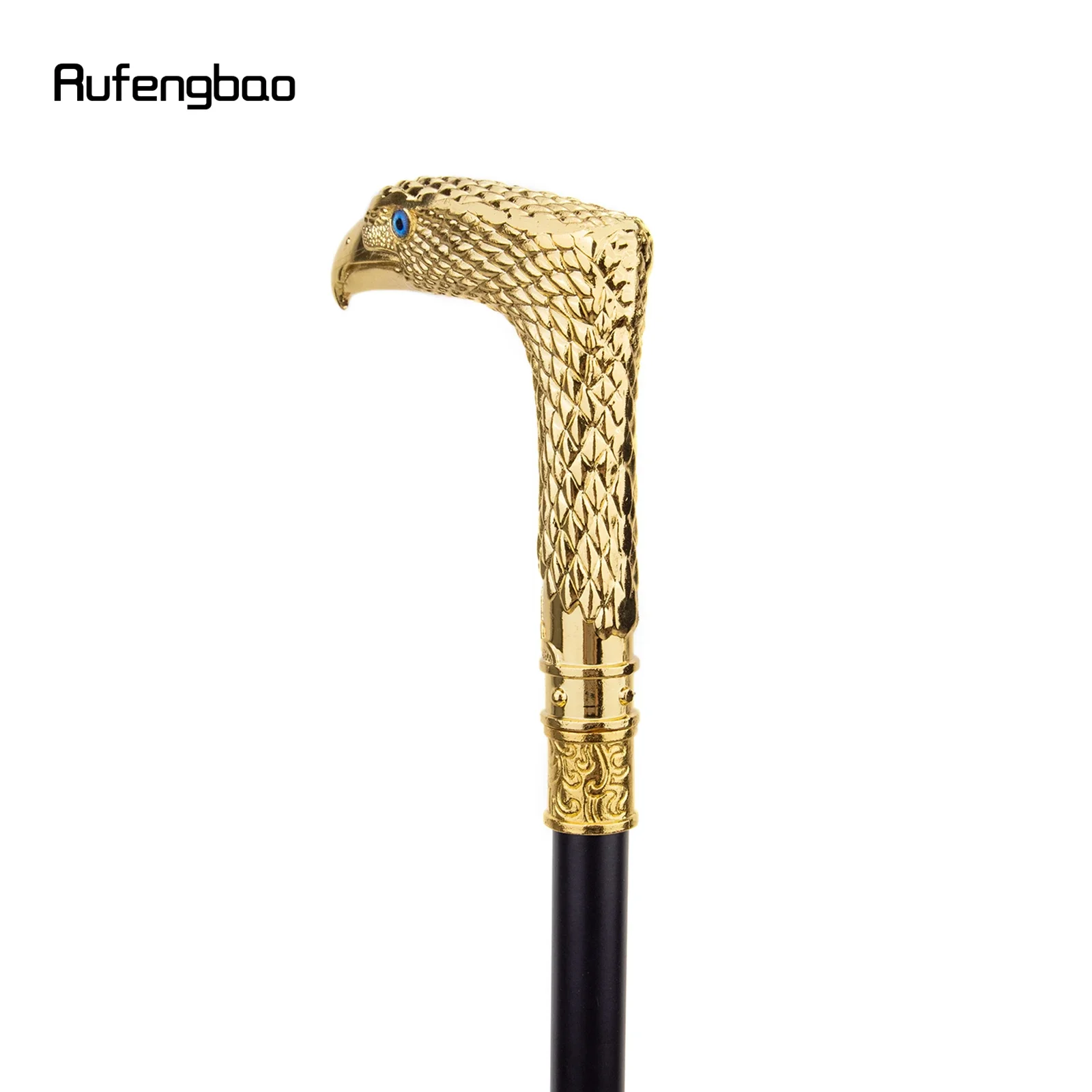 Golden blaues Auge Adler Single Joint Mode Gehstock dekorative Vampir Cosplay Party Walking Cane Halloween Crosier 93cm