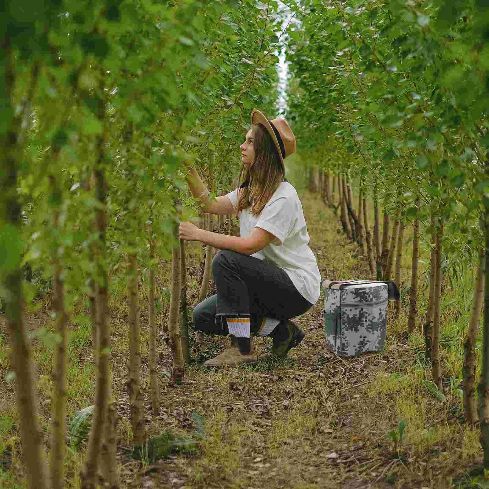 مقعد عمل مريح للحدائق ، ركوع مقعد السيارة ، براز زراعة الأعشاب الضارة #5