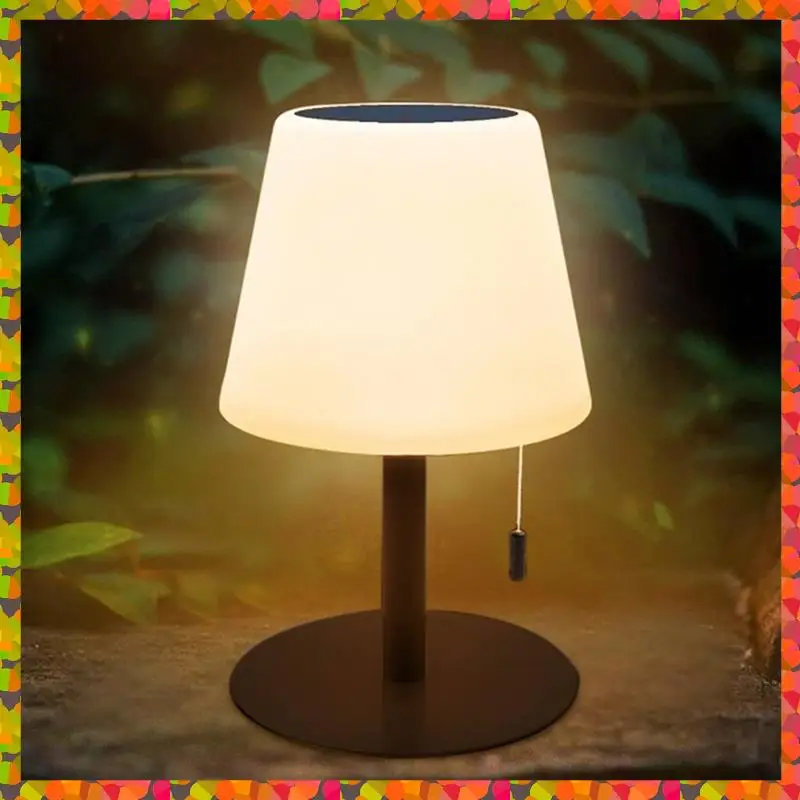 

Promotion! Solar Charging Cord Lamp Outdoor Waterproof Table Lamp Solar Camping Table Lamp
