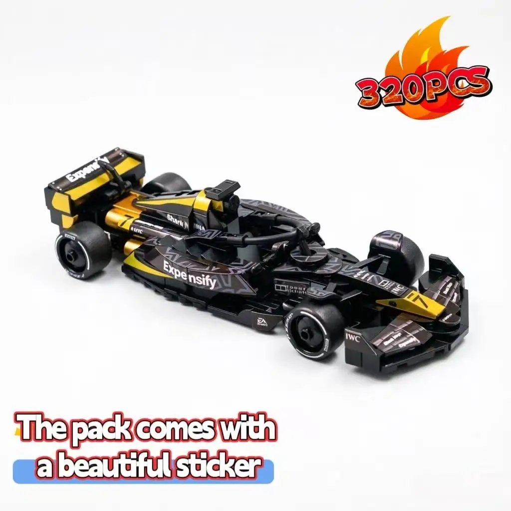 

MOC APX GP Racing car 8-wide Building Block Toy (320pieces) - Creative Birthday/Christmas Gift for Boys 227958