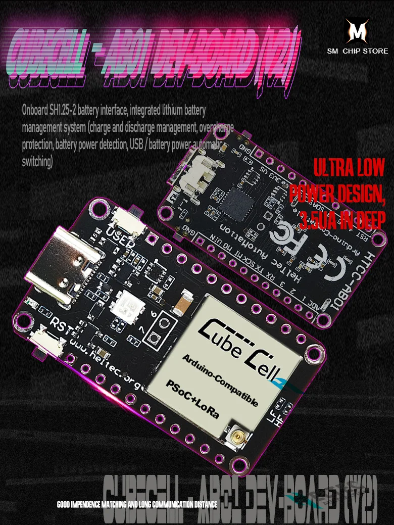 Imagem -04 - Heltec Arduino Project Kit Lora Lorawan Microcontrolador Placa Única sem Fio Circuito de Computador para Iot Maker Grande Venda