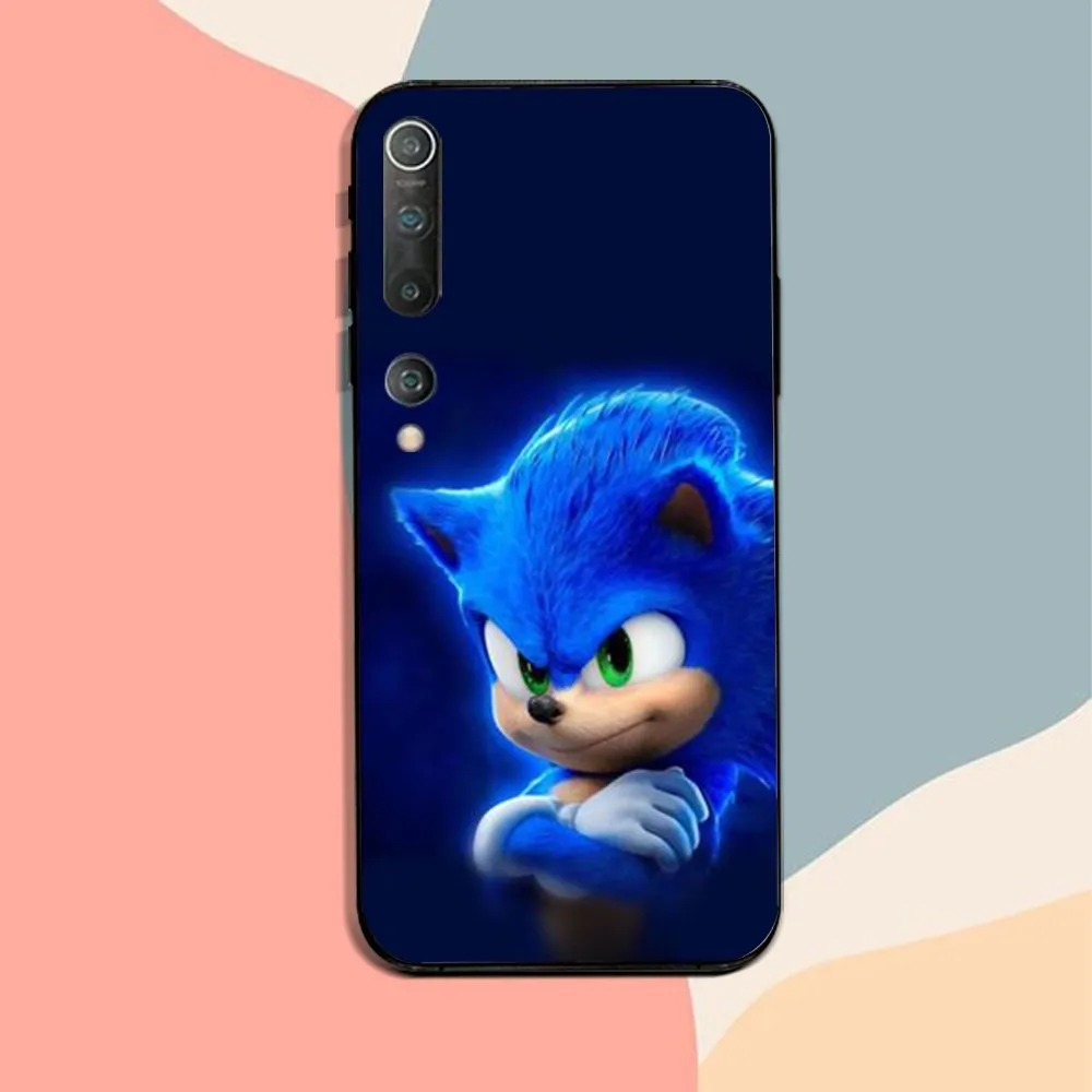 S-Sonic The H-Hedgehog Phone Case For Xiaomi 11 Redmi Note 11 5G 8T 9A 9 10T Note8Pro Note9 12SUltra Black Case