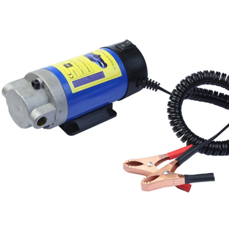 12V Portable Oil Pump 2-3L/Min Electric Oil Change Pump Siphon Tool Suitable For Cars, Motorcycles And Boats