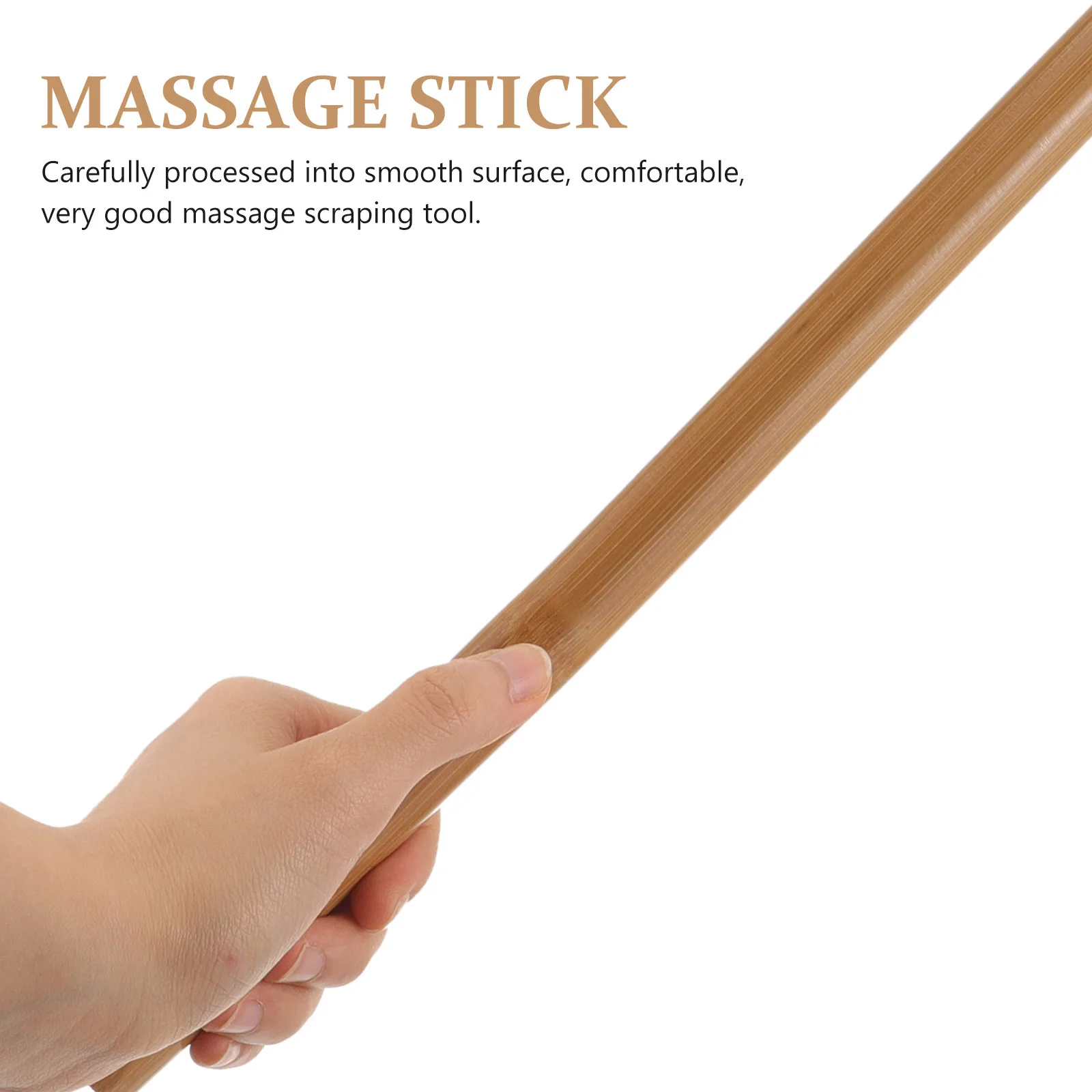 

Bamboo Massage Stick Body Massager Handheld Muscles Rolling Tool Guasha Therapy Back Pain Relief Practical Durable