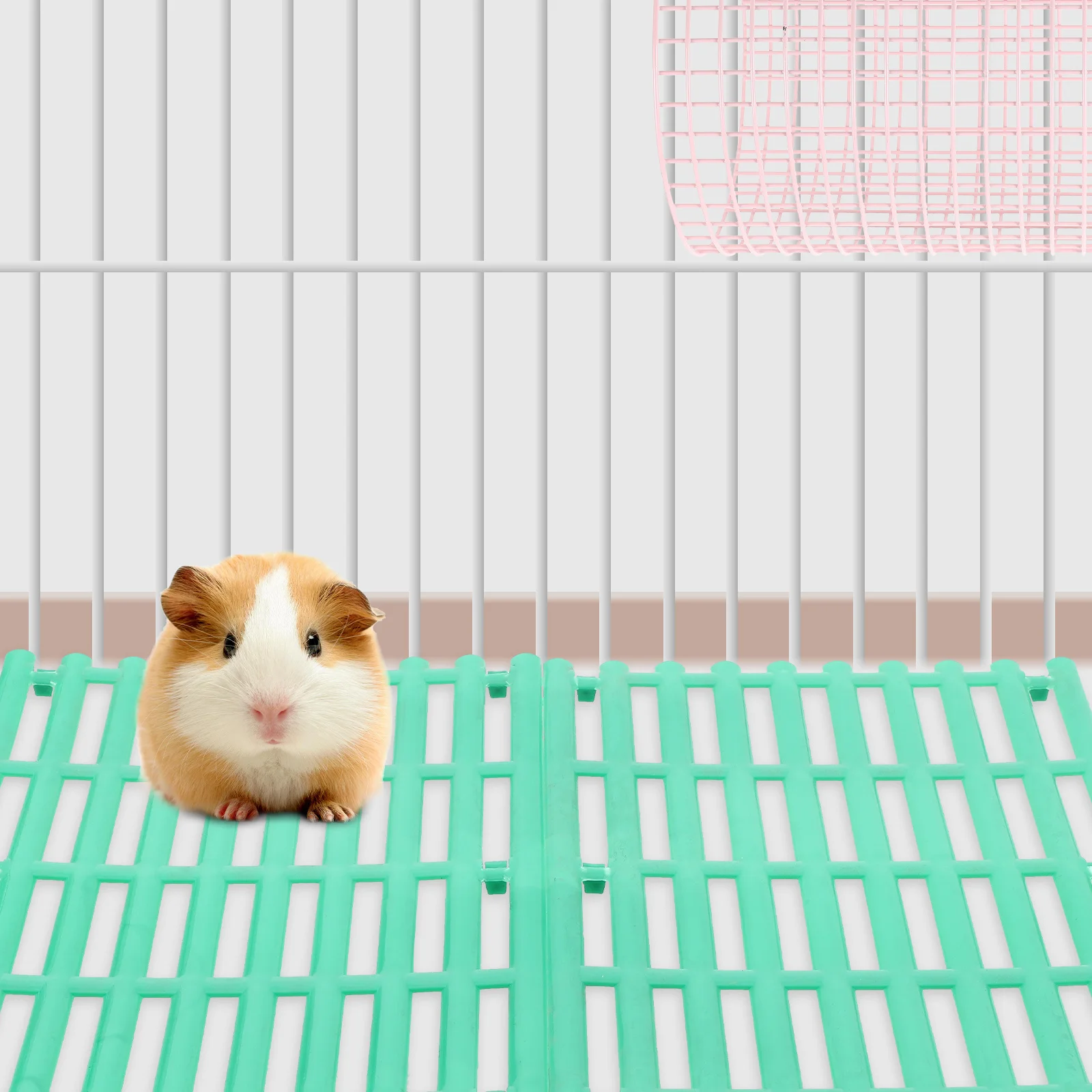 2Pcs Rabbit Cage Mat Durable Plastic Nonslip Floor Pads Easy Clean Small Animal Foot Mats Bunny Cage Accessories - Image 3