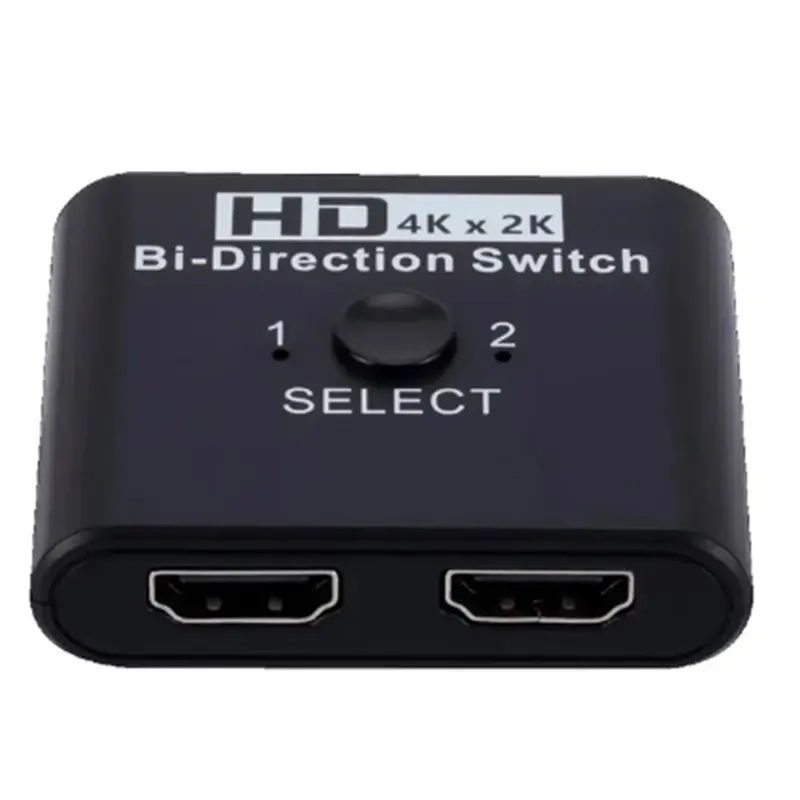 Двунаправленный 2-портовый разветвитель-переключатель 4K X 2K для ноутбуков, ПК, PS3/4, ТВ-приставок (А)