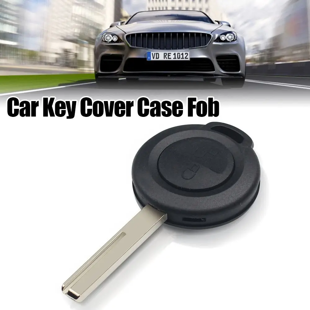 2 ปุ่มกุญแจรถ SHELL ตรง ABS ฝาครอบกุญแจรถ FOB Uncut Blade สําหรับ MITSUBISHI Colt Warior Carisma Spacestar