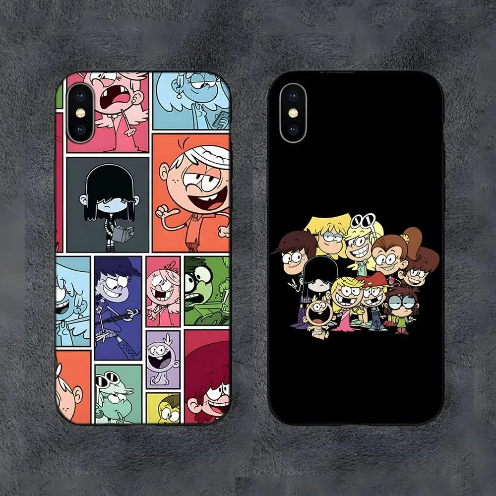 حافظة هاتف L-loud House Long Rugs لهاتف سامسونج S25، S24، S22، S23، S30، Ultra، S20، S30، Plus، S21 Fe، 10,9,5G غطاء سيليكون