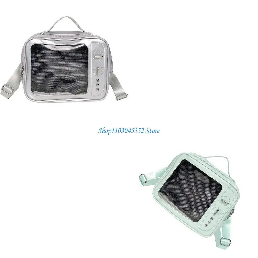 حقيبة كروس للتلفاز، حقيبة كتف جميلة، حقيبة ظهر شفافة، Itabag #1