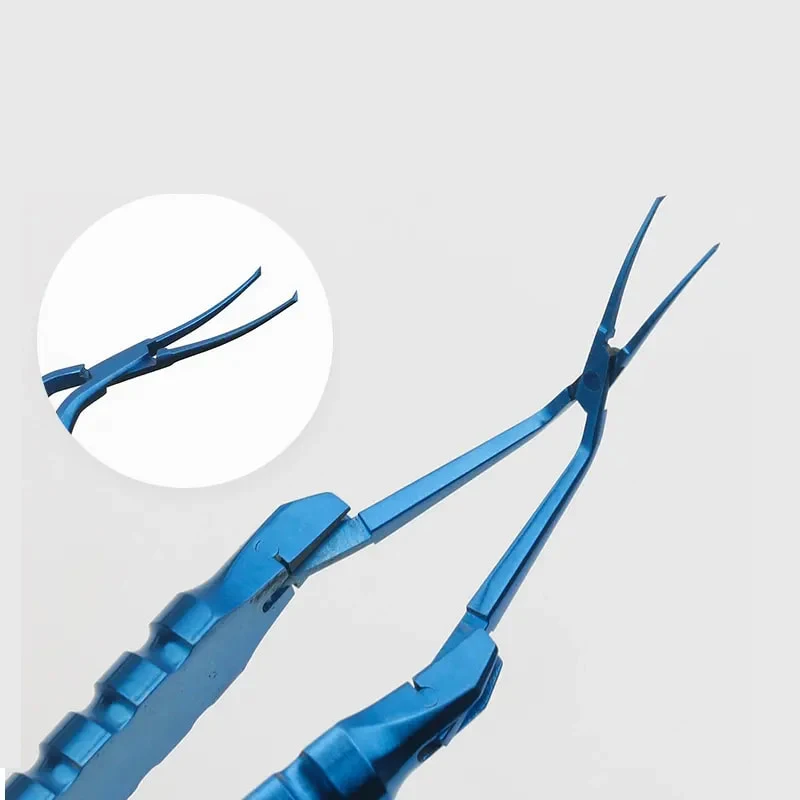 Haf's  Curved Angular Capsulorhexis Forceps 1.8 Small Incision Ophthalmic Micro-Instrument Minimally Invasive Tweezer