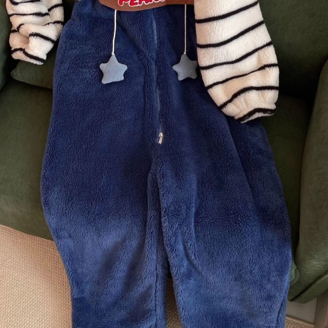 Женские пижамы-комбинезоны Artoon Snoopy, длинная полоска для девочек, большие размеры, утепленная теплая домашняя одежда для подростков и взрослых