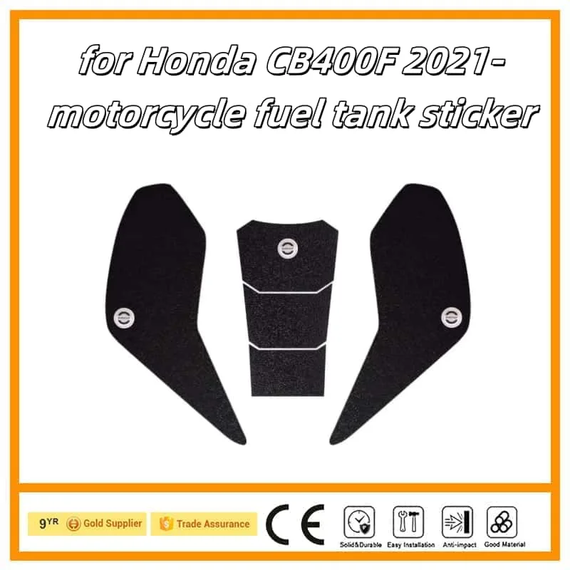 

Motorcycle Sticker Tank Non Slip Tank Traction Side Pad Protective Decal for Honda CB400F 2021-new