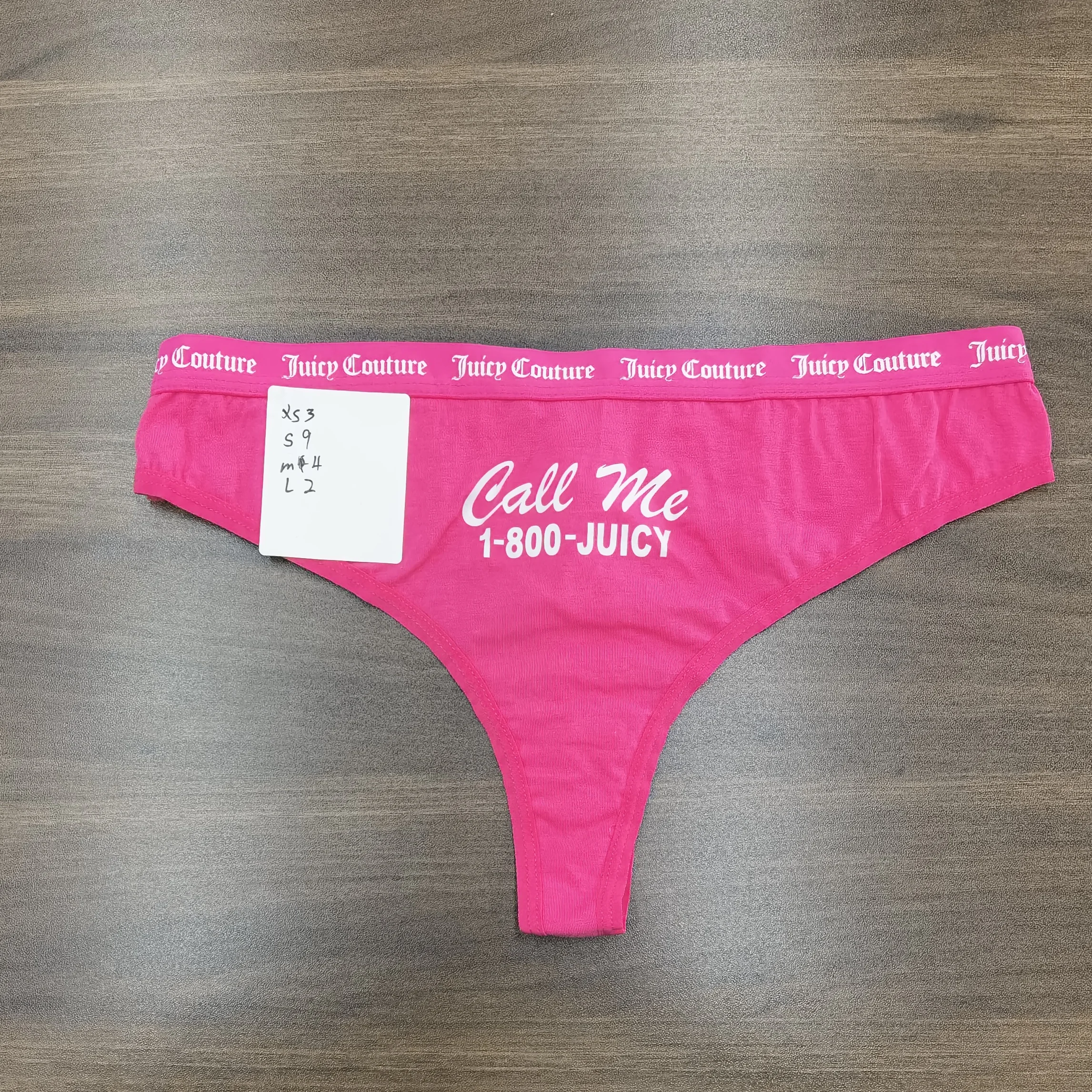 Women's Panties Sexy Juicy Couture Style Underwear Sexy Hot Lingerie T-pants for Ladies Thongs Japanese Women Seamless G-String