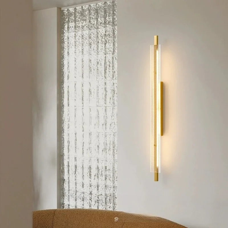 Lámpara de pared sala de estar fondo pared diseñador pasillo lámpara decorativa comedor dormitorio lámpara de noche