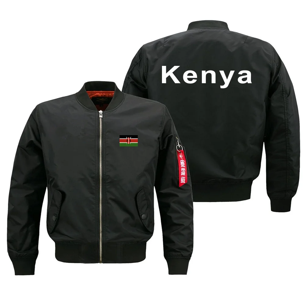 Funny Kenya Military Flight Aviation Men Ma1 Bomber Jacket Outdoor Windproof Man Baseball Coats men clothing