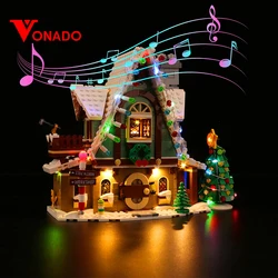 Vonado LED Music Edition Light Kit for 10275 Elf Club House Building Blocks Set (NOT Include the Model)  Christmas Gift