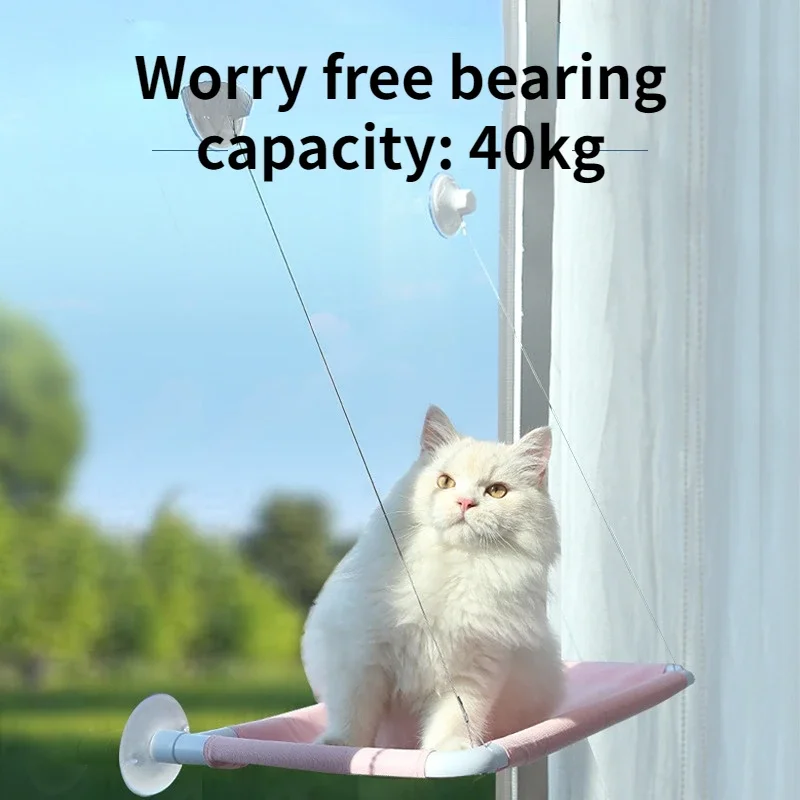 

Hanging Cat Bed Pet Cat Hammock Aerial Cats Bed House Kitten Climbing Frame Sunny Window Seat Nest Bearing 20kg Pet Accessories