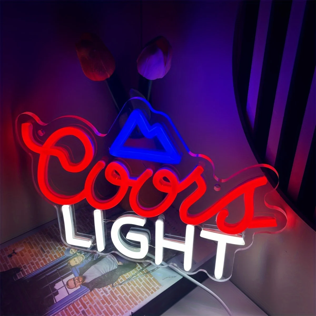 Bar Neon Sign for Bedroom Wall Decor, Led Neon Light for Man Cave Bar Pub Restaurant Wall Decor, Gifts for Men