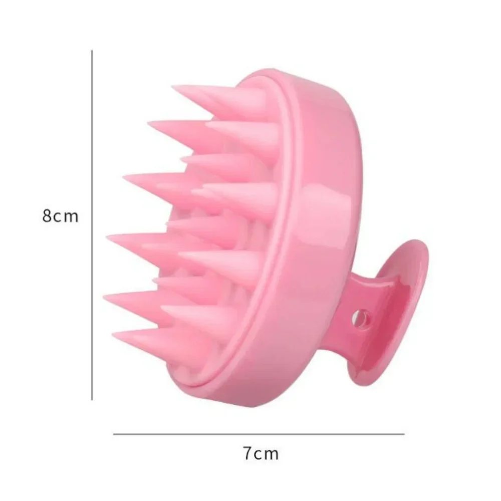 Hair Washing Comb Shampoo Brush Silicone Head Scalp Massage Comb Body Massage Brush Bath Shower Brush Salon Hairdressing Tool