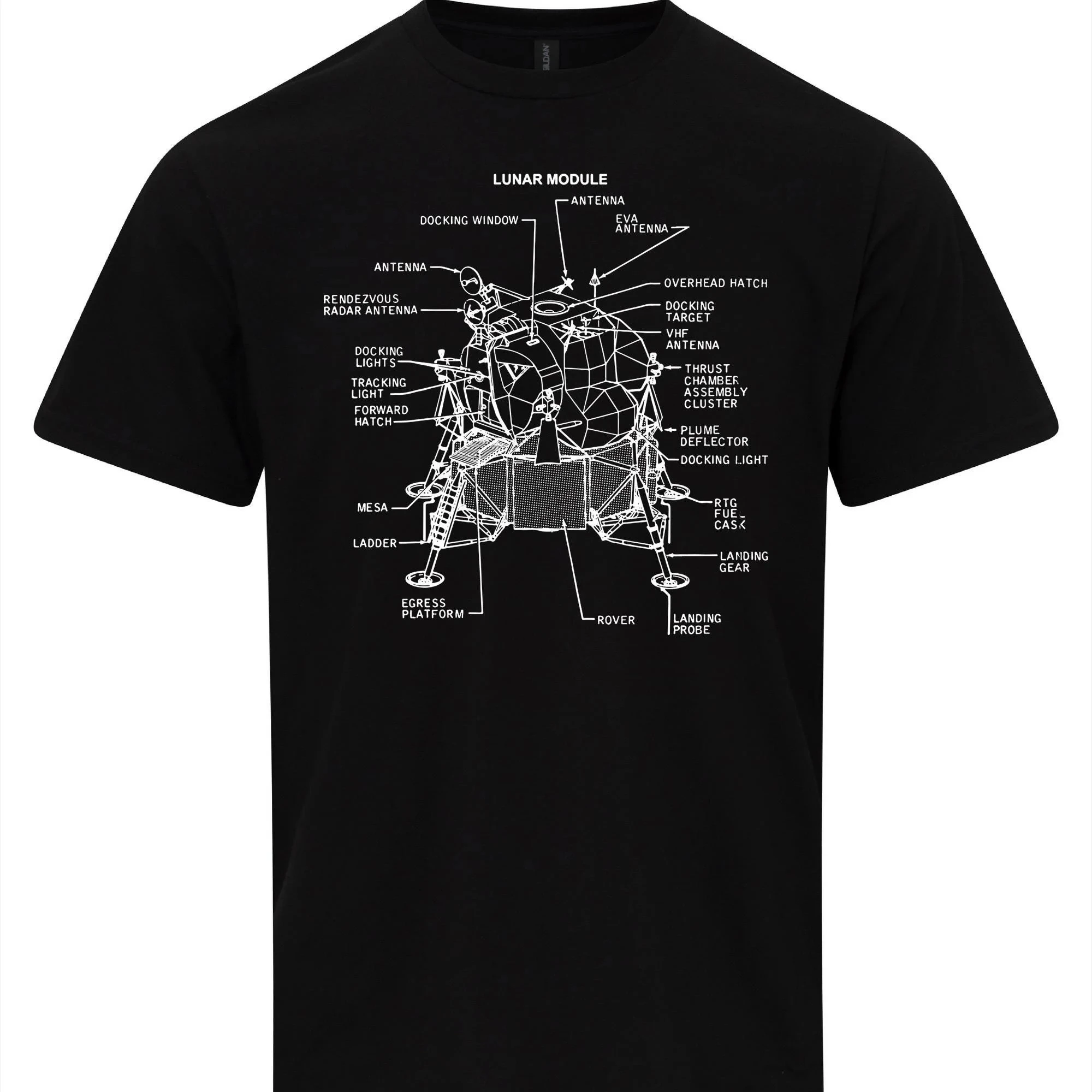 Águia lunar lander camiseta apollo 11 lua pouso t camisas gráficas retro streetwear tripulação-pescoço de manga curta camiseta masculina