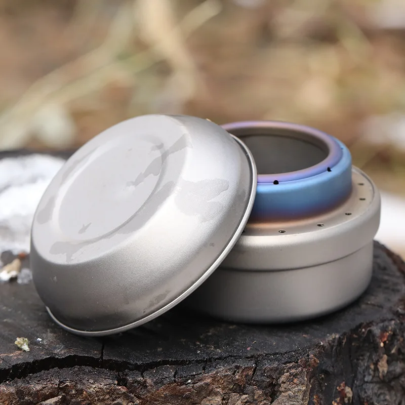 

Outdoor pure titanium alcohol stove accessories fire extinguishing cover camping picnic liquid solid alcohol stove fire