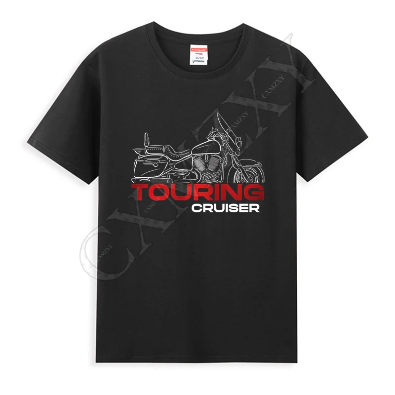 

2025 Men T Shirt Casual Victory Touring Cruiser 2003-2006 Motorcycle T-Shirt for Cruiser Bikers Summer 100% Cotton S-3XL Tee