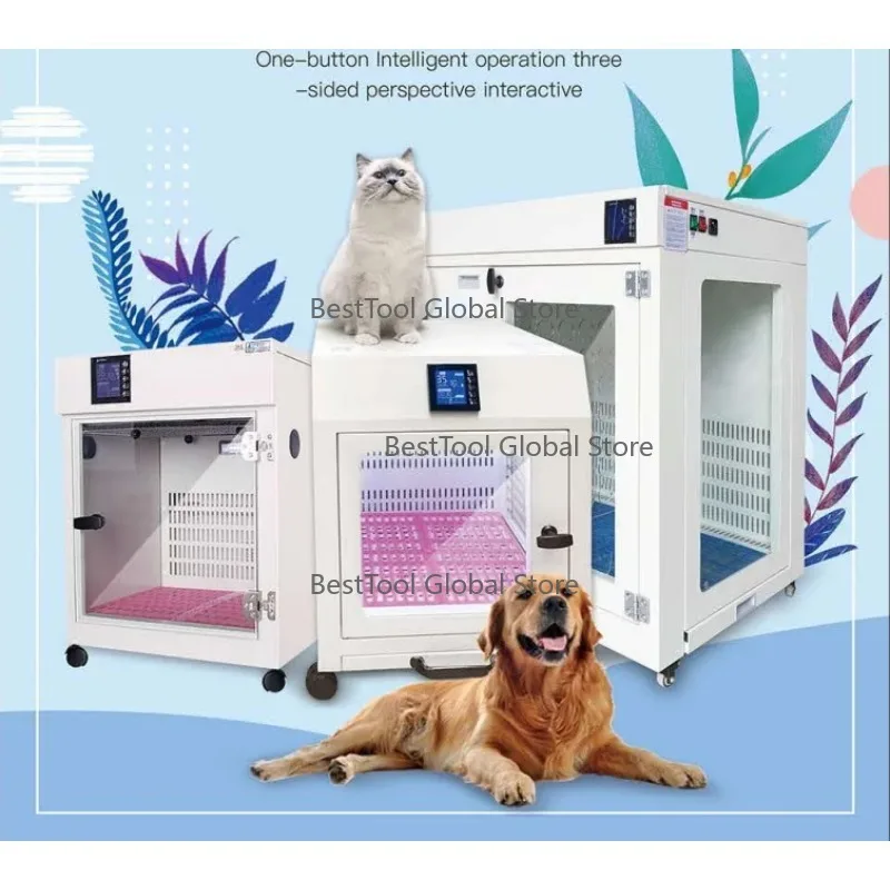 Roo-m Dog Dr-yer Electric Pet Drying Cab-inet V-et Equipment Pet Drying Box Pet Dry