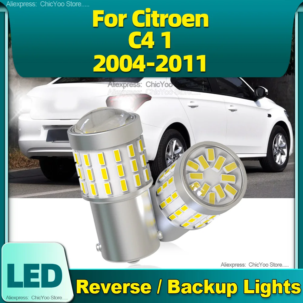 

2Pcs 1156 BA15S P21W LED Car Light Reverse Lamps 12V Upgrade 1800LM For Citroen C4 1 2004 2005 2006 2007 2008 2009 2010 2011