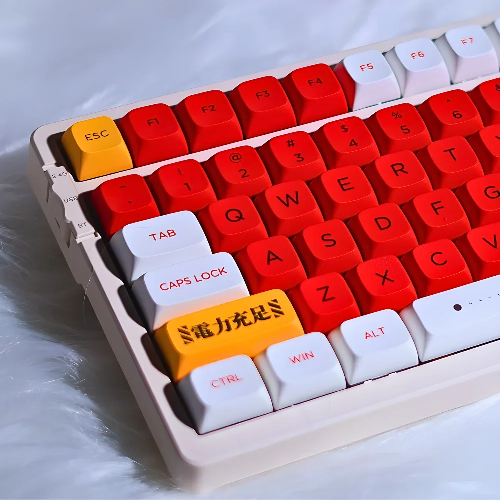 

EVA No.2 machine keycap XDA high heat sublimation customized keycap set compatible with HI75 hi8 68 84 87 96 104