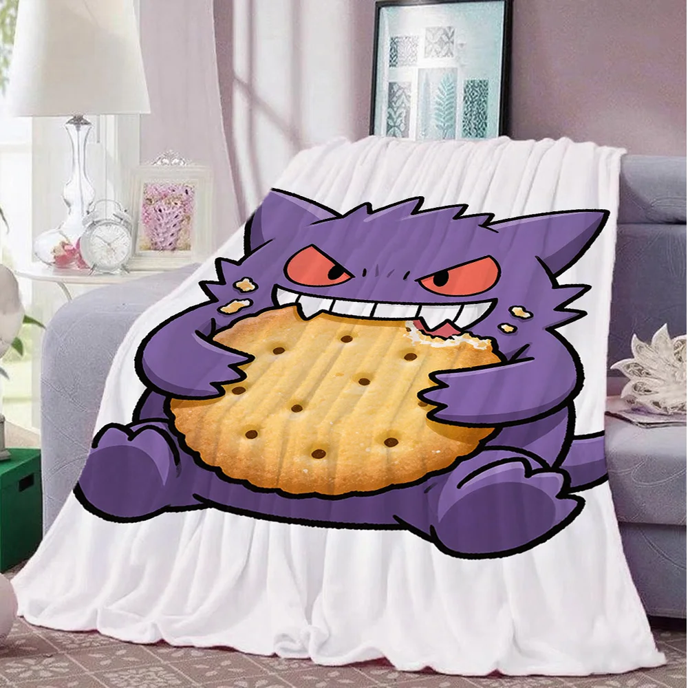 

Kawaii P-Pikachus Sofa Blankets and Blankets for Decorative Sofa Nap Blanket Cobija Summer Comforter Plaid Bedspread on the Bed