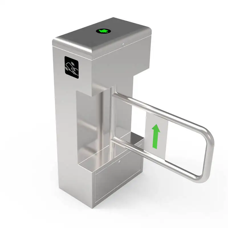 Automatic Swing Turnstile Gate Indoor Office Security High Speed Turnstile With Access Control  System