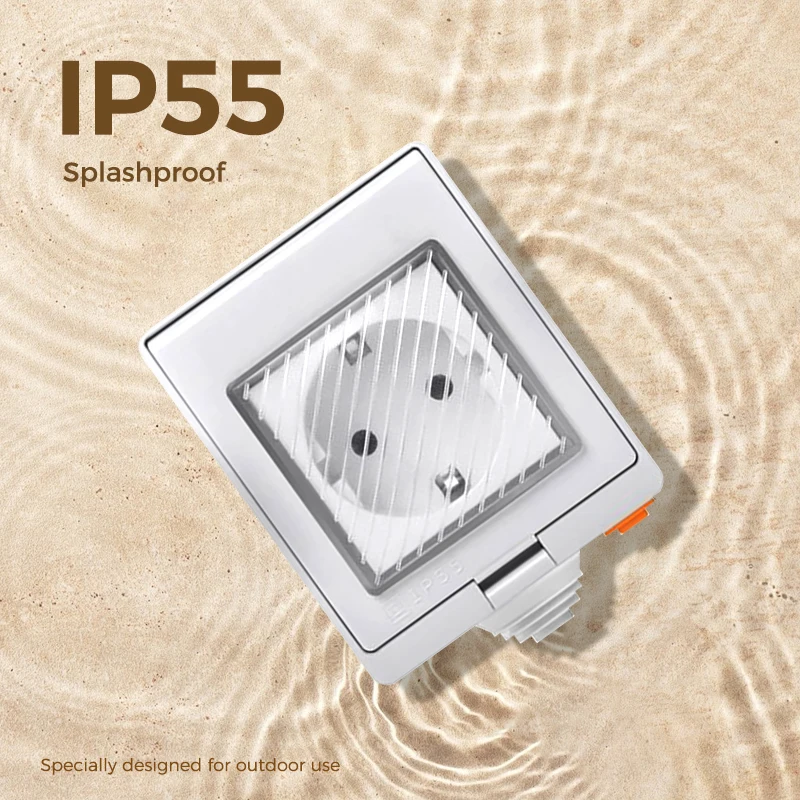 Avoir IP55 Waterproof Electrical Outlets Cover Tuya Wifi Connected Wall Power Socket EU Standard Plugs With Timer Home Appliance