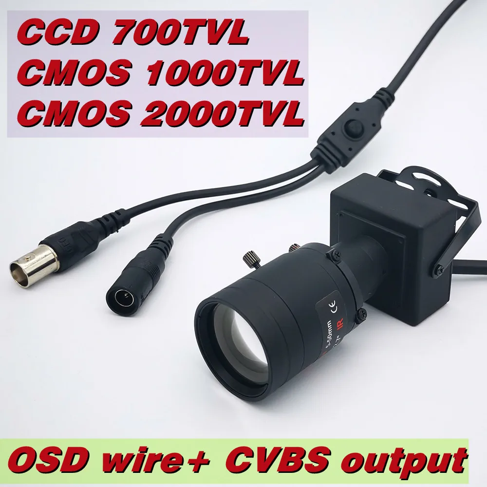 5-50Mm 25Mm 35Mm Lange Brandpuntsafstand Lens IMX335 2000TVL 700TVL Sony Ccd Effio-V cctv Security Mini Auto Inhalen Camera Osd-menu