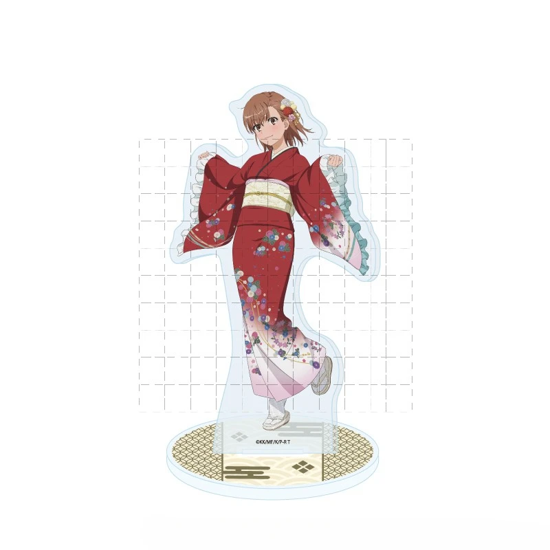 Game Saten Ruiko Mikoto Misaka Shirai Kuroko Acrylic Stands Figure Doll Anime Keychain Cosplay Toy for Gift