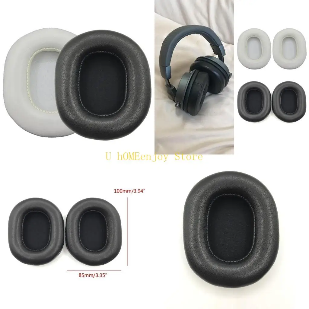 

B0KF Sheepskin Ear pads Upgraded Durable Memory Foam Earpads Ear Cushions forATH-MSR7 M50X M20 M40X Headset