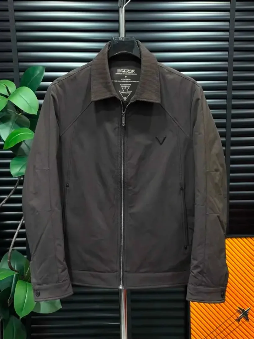 

Высококачественная мужская пуховая куртка с воротником-стойкой Busin Sle, осень-зима, Новое поступление, модная универсальная длинная свеч-стойка...