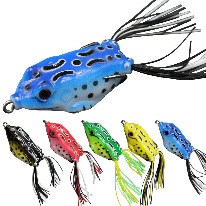 100PCSHigh Quality Simulation Fishhook Fishing Lure Blanks Lures Tackle Fishing Equipment SLBF Frog Fishing Hooks