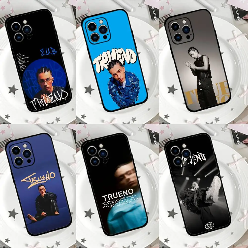 

Trueno Fell Me Rapper Phone Case For IPhone 17 16 15 14 13 12 11 X XR XS Plus Pro Max Mini Soft Black Cover