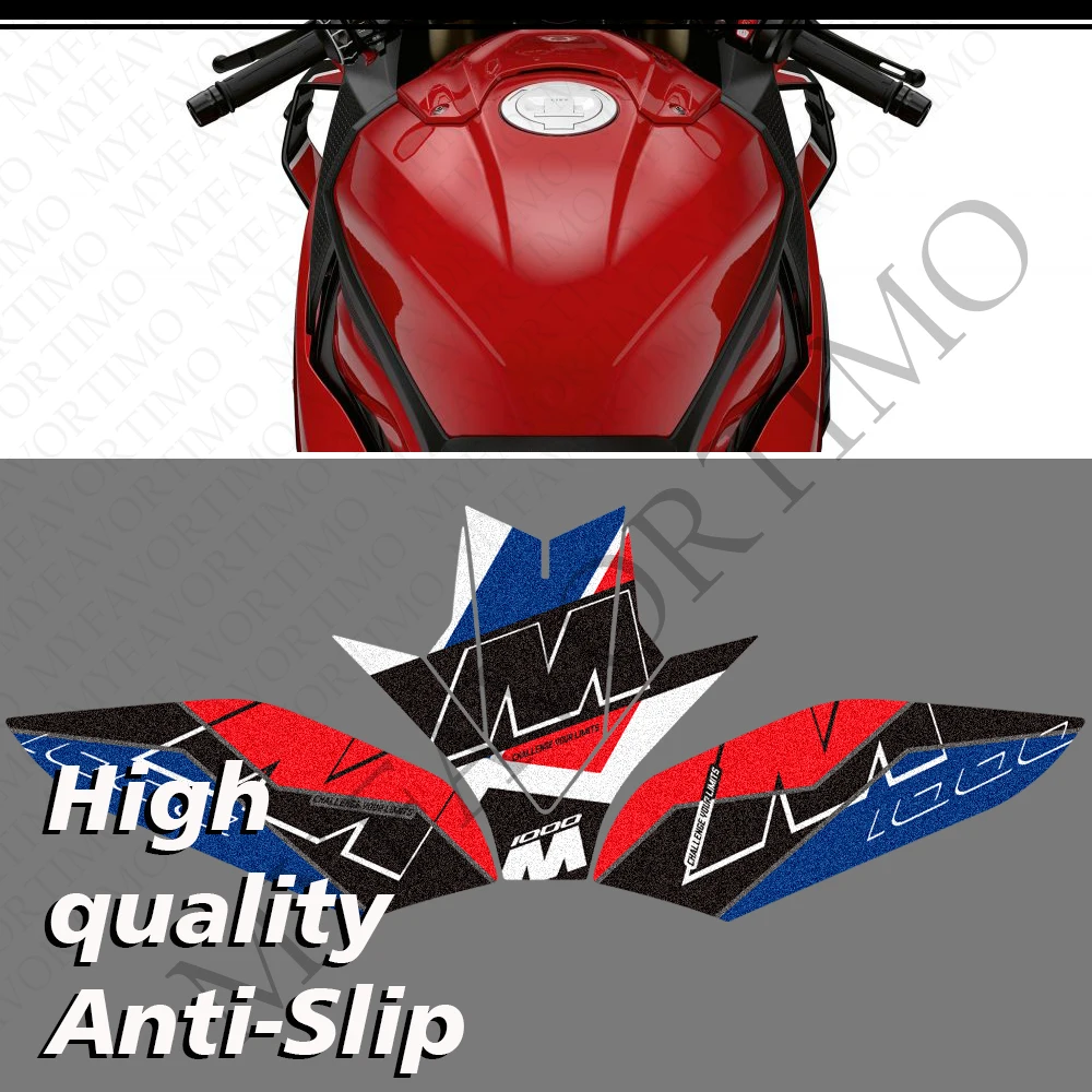 For S1000RR S1000R RR S 1000 M1000 M1000RR M1000R  Side Grips Gas Fuel Oil Knee Tank Pad Stickers Decals Protector
