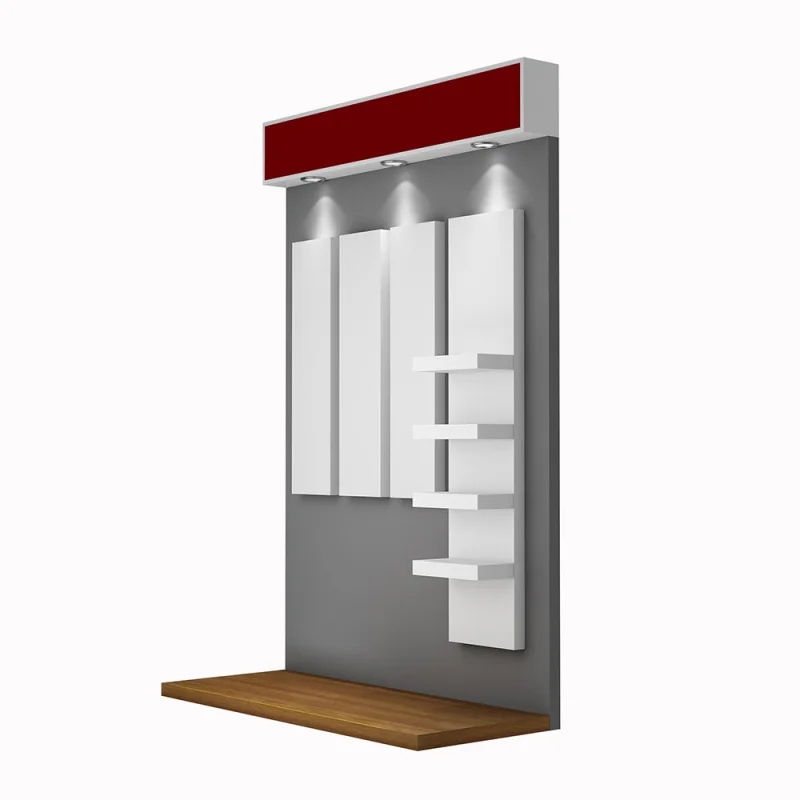 custom.Custom Led Light Shop Fittings Furniture Design Stainless Steel Wood Sanitary Ware Display Stand Sale