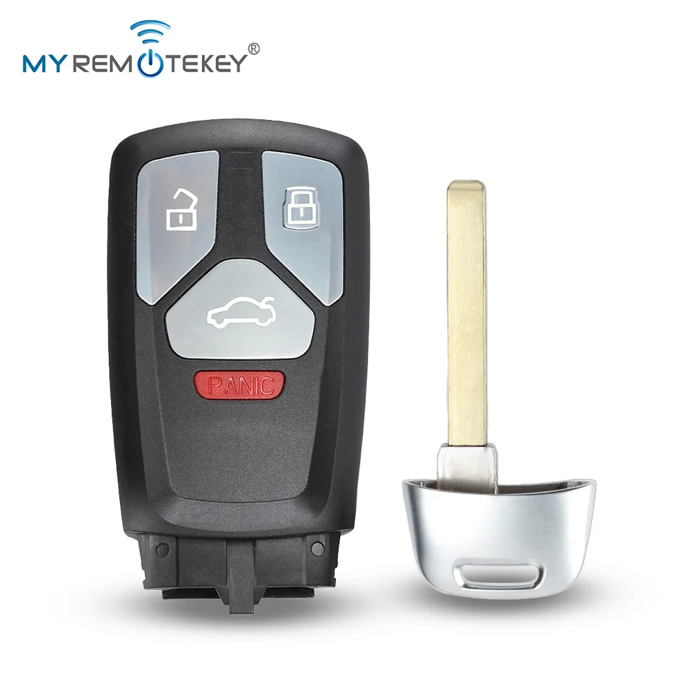 MYREMOTEKEY Smart Key Gehäuse 3/4 Tasten für Audi TT A4 A5 A4L S4 S5 Q3 Q5 Q7 SQ7 2016 2017 2018 2019 Ohne Logo PN 4M0 959 754 – Detail 5