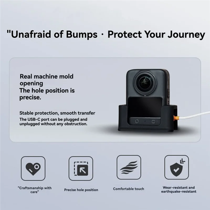 【SLEEK DESIGN】Desktop Base For DJI Osmo 360 Camera- Upright Fixed Support Holder Storage Stand Accessory For Enhanced Stability