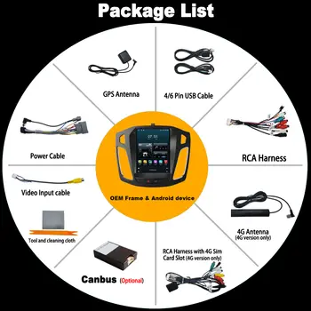 適用於福特福克斯 MK3 2011-2019 的 Android 15 車用收音機,帶多媒體視訊播放器、導航、GPS 立體聲、車載 CarPlay、2DIN 和全新藍牙 DVD 功能 6 最佳銷售 福特福克斯mk3車用收音機 - №3