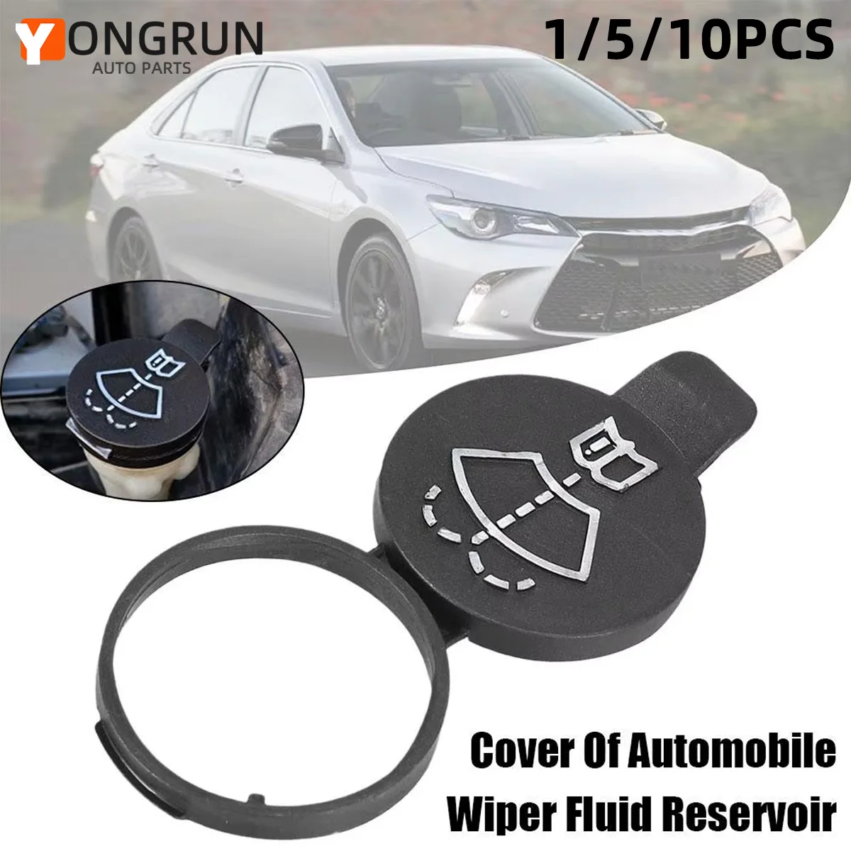 1/2/5/10 قطعة مناسبة لشروليه بويك كاديلاك غطاء خزان الوقود ممسحة زجاج السيارة الأمامي تنظيف غطاء خزان السوائل 13227300 #1