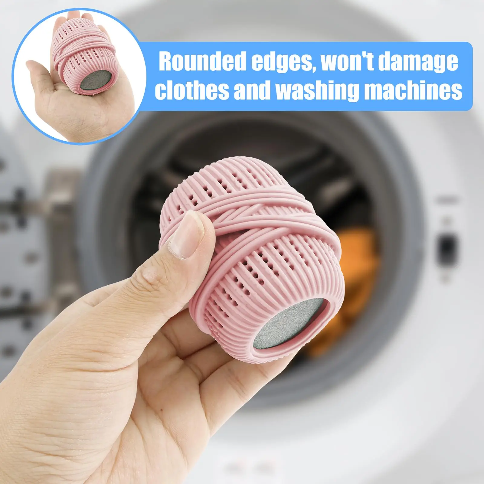 1Pc Washing Machine Laundry Ball, Fabric Softener Dispenser Ball, Laundry Softener Liquid Refillable Ball Cleaning Tool