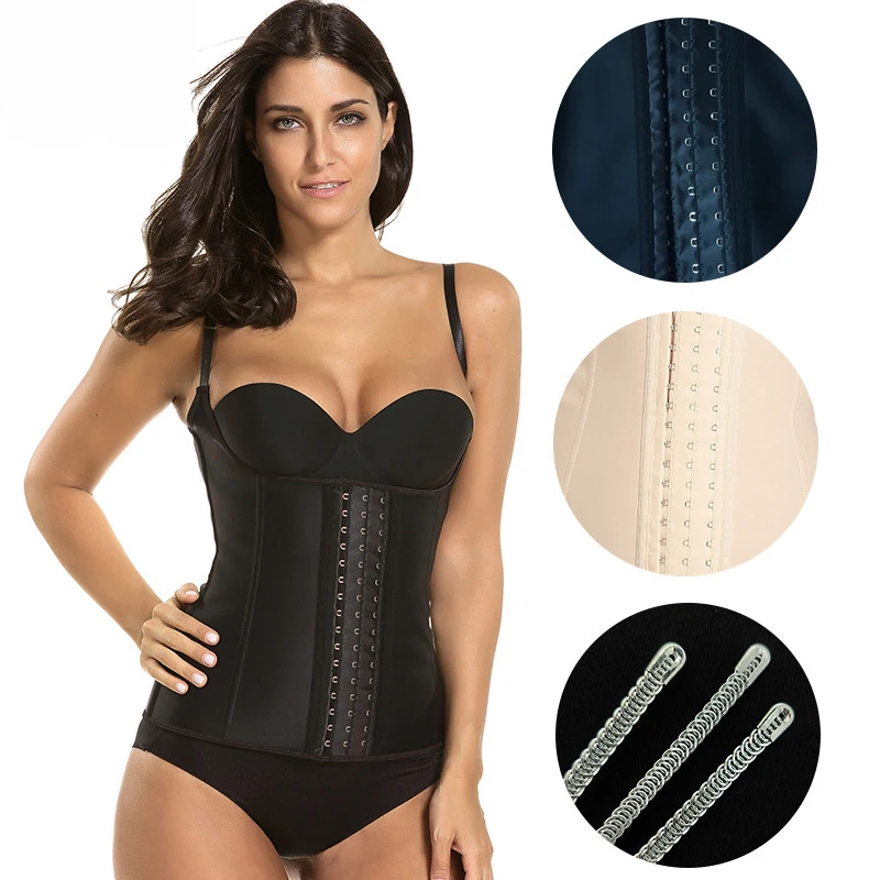 

waist trainer latex modeling strap corsets steel slimming sheath belly cincher Shapewear fitness corset reduce belt girdle fajas